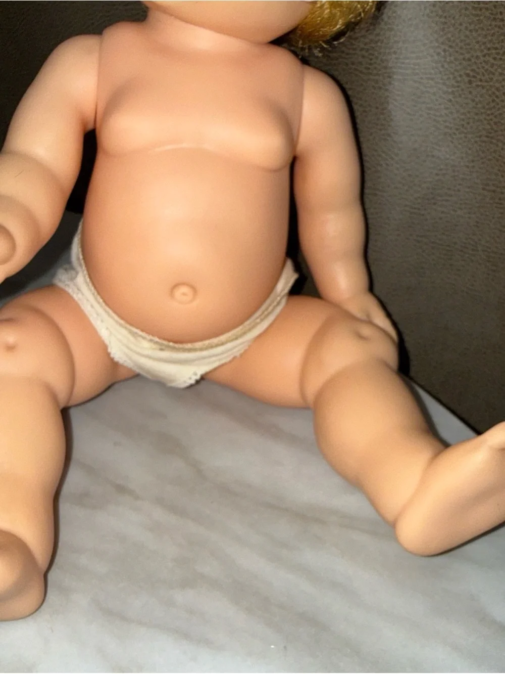 VTG Madame Alexander 11” Kathy Baby Doll Drink Wet Sleep Eyes Rooted Hair Nude